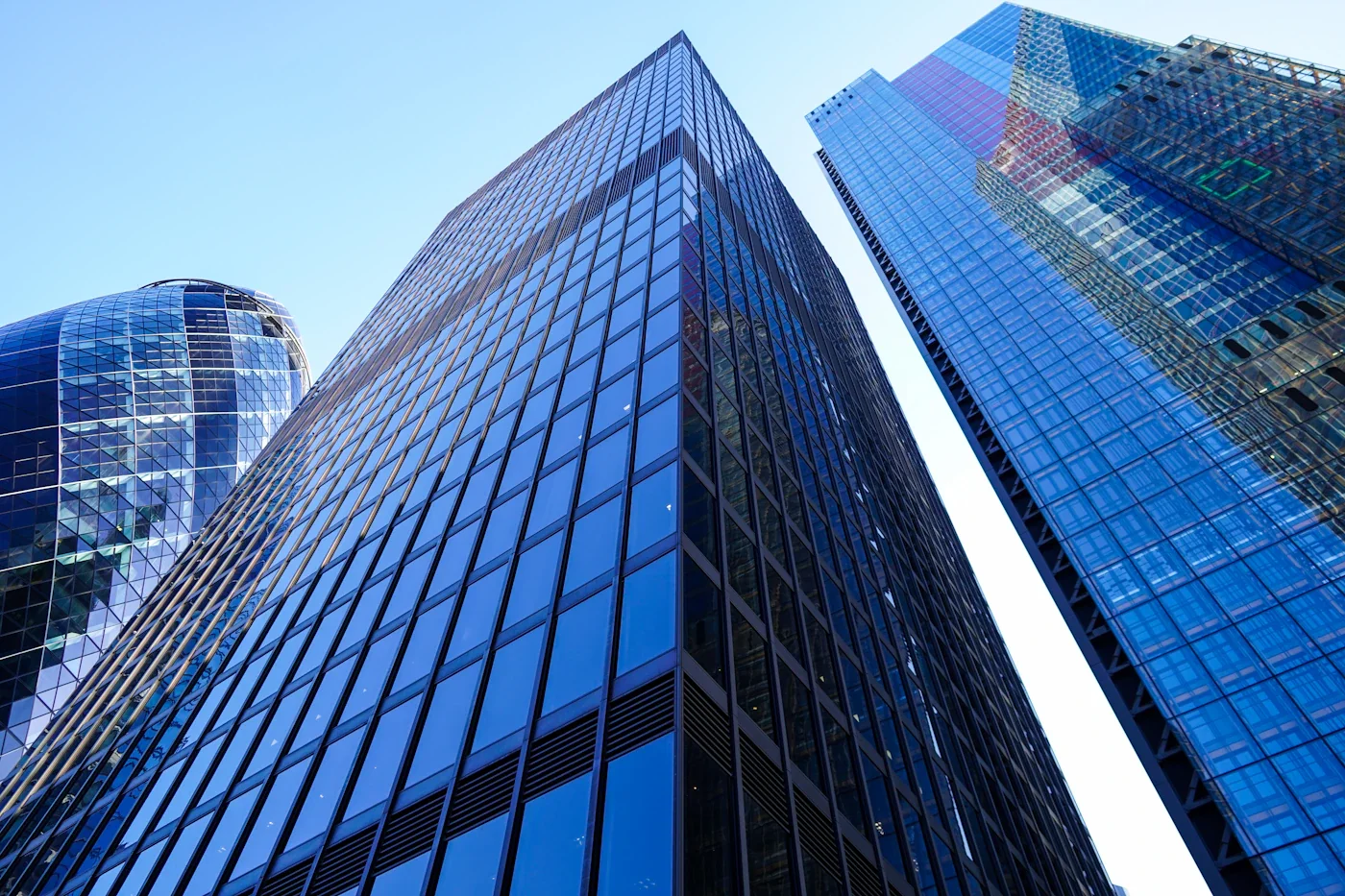 Licensed photograph of a modern office building used as a corporate illustration